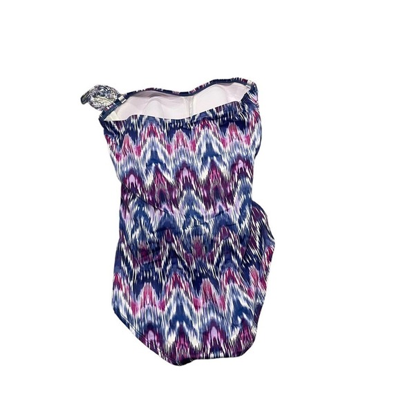 Tommy Bahama Women's Mirage Bandeau Tie Dye One-Piece Swimsuit Size 4 NWOT - Picture 4 of 9